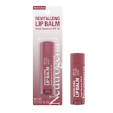 Neutrogena Revitalizing Tinted Lip Balm swatch Sheer Fresh Plum adds hydration.