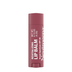 Neutrogena Revitalizing Tinted Lip Balm SPF 20 protects lips daily.