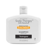 Neutrogena Scalp Therapy: botella frontal que destaca el tratamiento suave para el cuero cabelludo