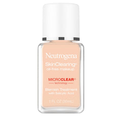 Neutrogena SkinClearing envase sin aceite para piel propensa al acné.