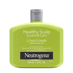 Neutrogena Acondicionador con aceite de árbol de té en botella para cuero cabelludo sensible.