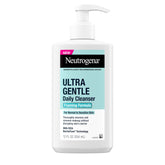 Neutrogena Ultra Gentle Foaming Cleanser bottle shown for a daily sensitive-skin cleanse.