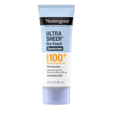 Neutrogena Ultra Sheer Dry-Touch en bote, protección SPF 100 para sol.