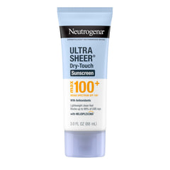 Neutrogena Ultra Sheer Dry-Touch en bote, protección SPF 100 para sol.