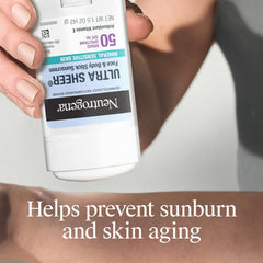 Neutrogena Ultra Sheer Mineral Stick con vitamina E para hidratación ligera.