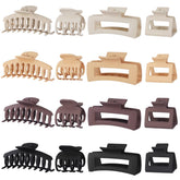 NEW LIVE large rectangle clip 4.1 inch secures thick hair all day