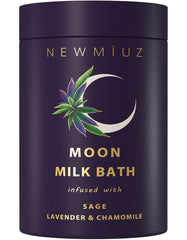 New Miuz Bano Leche Luna Salvia Lavanda: relaja la mente y humecta la piel.