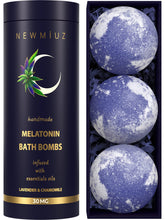 New Miuz Sleep Well lavender bath bomb for a calming evening ritual