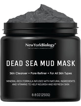 NEW YORK BIOLOGY Mascarilla Barro Mar Muerto, frasco rostro, purifica poros y suaviza la piel.