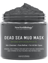 New York Biology Mascarilla lodo Mar Muerto rostro: purifica poros y suaviza la piel.