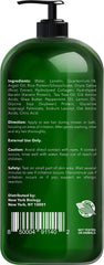 New York Biology Tea Tree Conditioner, aplicación en el cabello, hidrata y purifica la fibra capilar.