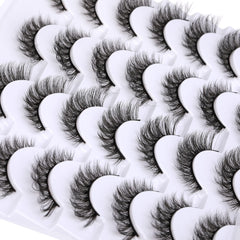 Newcally Cat Eye Lashes natural look suitable for daily makeup.