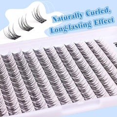 Newcally cross-design lash clusters deliver fuller lashes without heaviness.