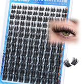 Newcally eyelash clusters deliver wispy volume for a soft, dramatic look.
