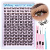 Newcally lash clusters kit—compact set for easy at-home lash application.