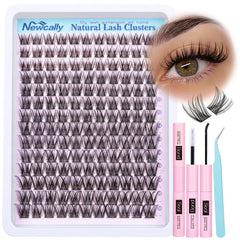 Newcally lash clusters kit—compact set for easy at-home lash application.