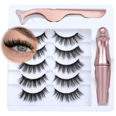 Newcally magnetic eyelashes kit in box for quick at-home glam without glue.