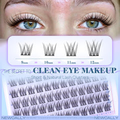 Newcally ultra-thin lash band makes application easy and comfortable all day