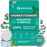 NEWFEIFAN bombas de ducha aromaterapia con eucalipto para relajación diaria.