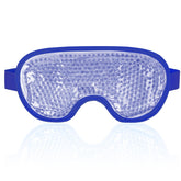 NEWGO mascarilla ocular fría azul marino para alivio suave de ojos cansados.