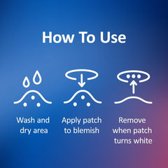 Nexcare Acne Cover transparent patch blends with skin for everyday wear.