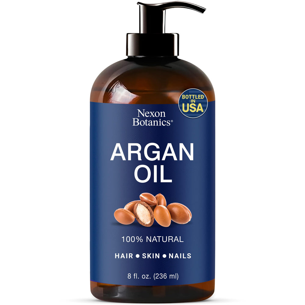 Nexon Botanics Argan Oil bottle for daily hydration.