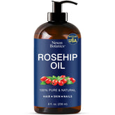 Nexon Botanics Rosehip Oil bottle for daily facial hydration.