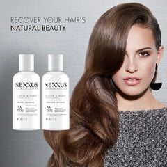 Nexxus acondicionador de viaje: acabado suave y cabello más manejable.