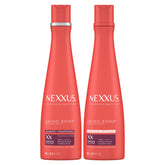 Nexxus Bond Repair Shampoo bottle close-up highlighting bond-strengthening formula