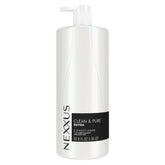 Nexxus Clean & Pure conditioner bottle for detox and hydration.