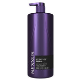 Nexxus Keraphix conditioner bottle front highlights damage repair benefits for hair