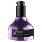 Nexxus KERAPHIX Liquid Cr crystallizer bottle pour shows initial smoothness and shine