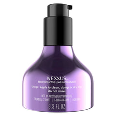 Nexxus KERAPHIX Liquid Crystallizer silky hair texture close-up highlights softness