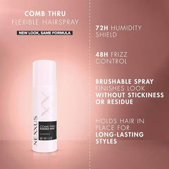 Nexxus set viaje Comb Thru y mousse: ideal para peinar en movimiento.