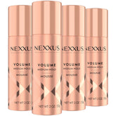 Nexxus Travel Mousse envase compacto para viaje, fácil de llevar