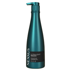 Nexxus Ultralight Smooth Shampoo, botella, ayuda a controlar el frizz en días húmedos.