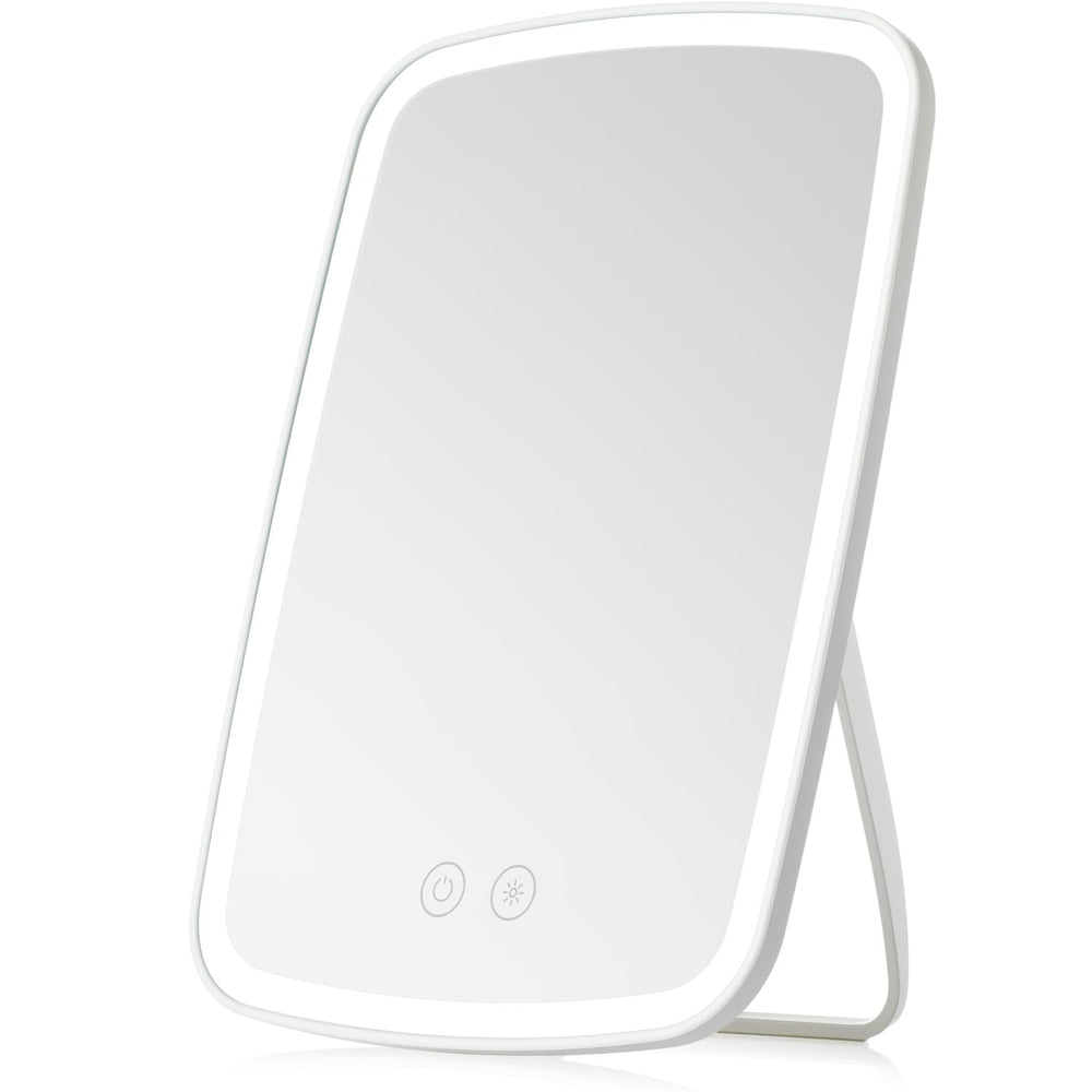NEZZOE lighted makeup mirror with 68 LEDs for even illumination