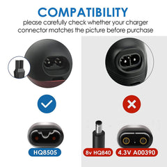 NFGEKT 15V charger with 3.3 ft cable for flexible grooming.