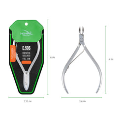 Nghia D-506 cuticle nipper with single spring for smooth, controlled trimming.