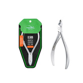 Nghia premium hard steel cuticle nipper with grey plated full jaw for precise trimming.