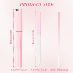NICEMOVIC glass nail file easy-clean surface remains hygienic.