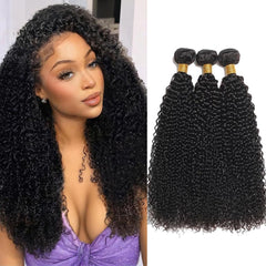 NICMISS kinky curly bundles 14in true length highlight defined curls for natural volume