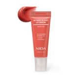 NIDA Sérum Labial Retinol en botella para aplicación suave y sedosa.