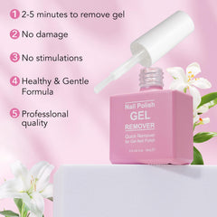 NIFEISHI remover finish on nails looks smooth after removal