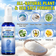 NIFEISHI saline spray mist for ears nose and body piercings