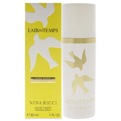 Nina Ricci L'Air du Temps bottle front view exuding timeless elegance.
