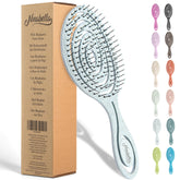 Ninabella detangle brush with ergonomic handle for gentle detangling across hair types