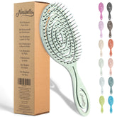 Ninabella detangle brush spiral head for gentle, painless detangling