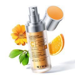 NING DERMOLOGIE Serum Vitamina C, botella, brillo suave para la piel