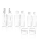 Ninsula travel bottles set with two 100ml flip-top bottles for quick access